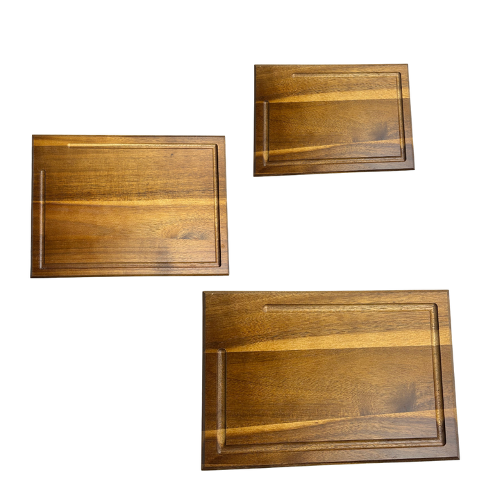 3 stk skærebræt inklusiv holder