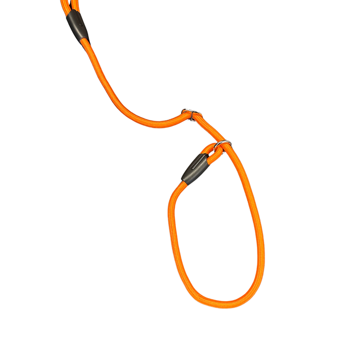 Hundesnor/retriverline med skulderloop Orange - 10mm x 180cm - HuntElite
