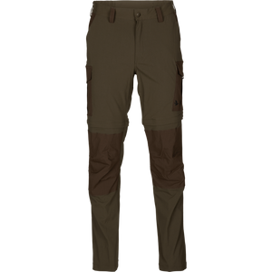 Birch Zip-off Bukser Pine Green/Demitasse Brown - Seeland