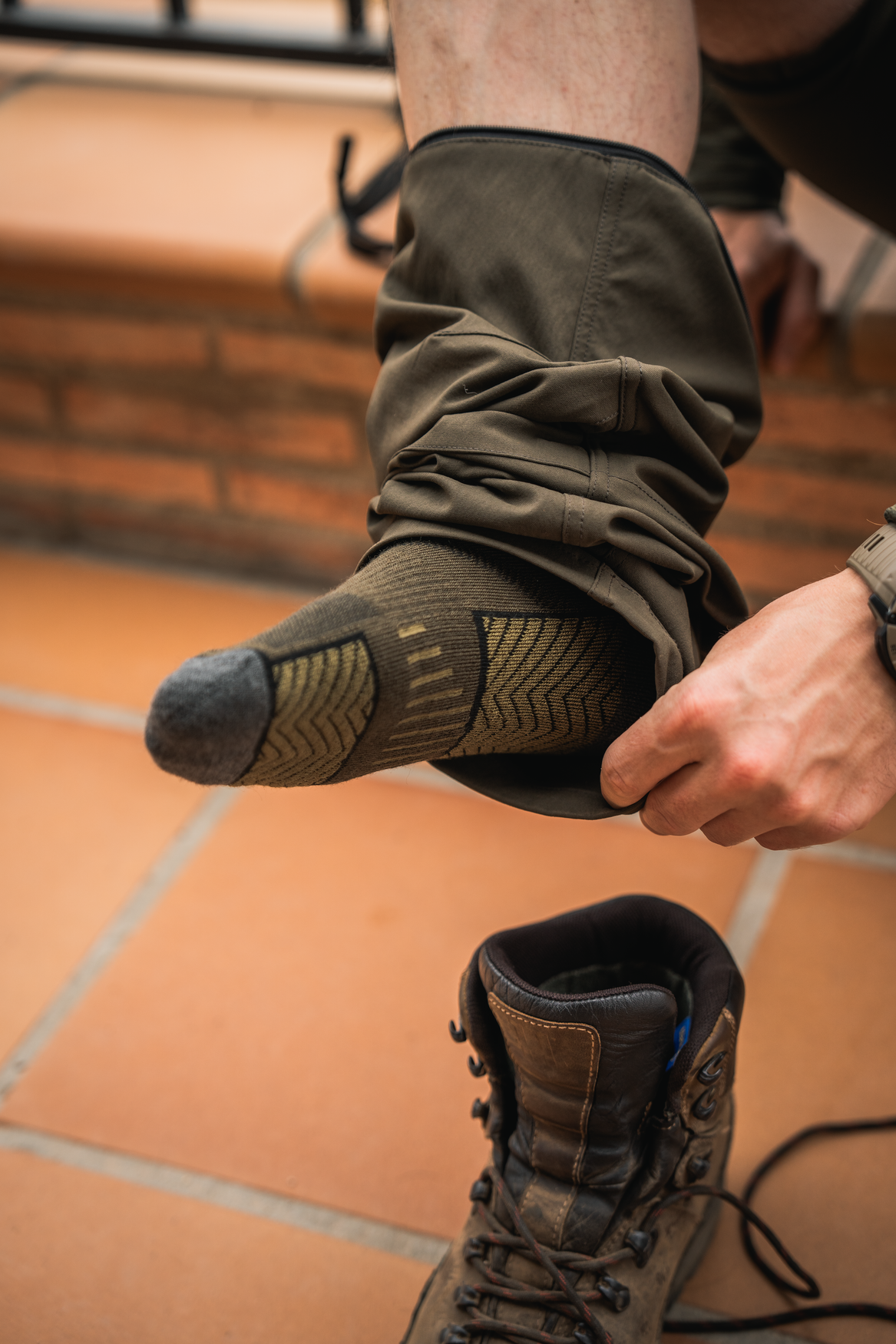 Birch Zip-off Bukser - Grizzly Brown - Seeland