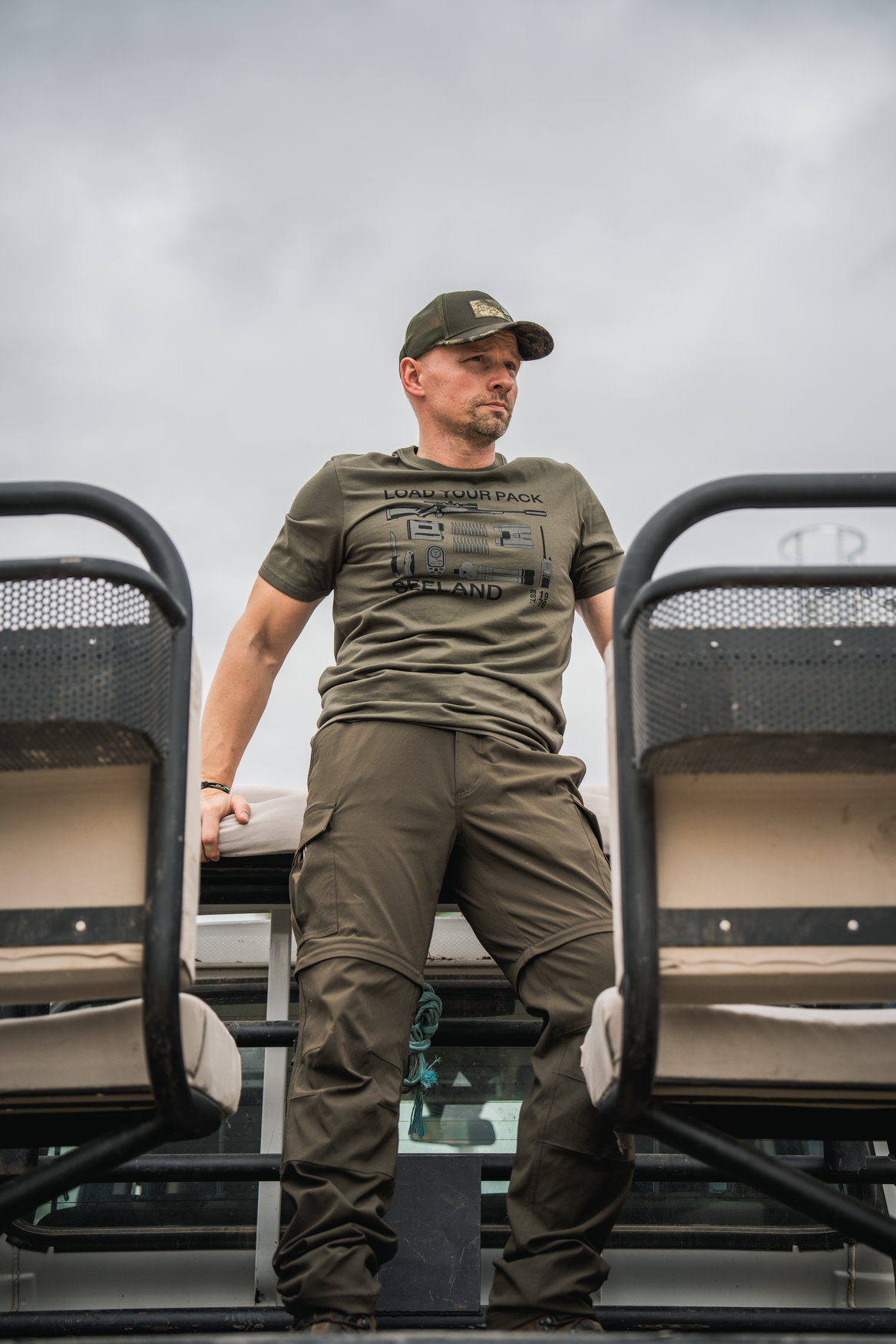 Birch Zip-off Bukser - Grizzly Brown - Seeland