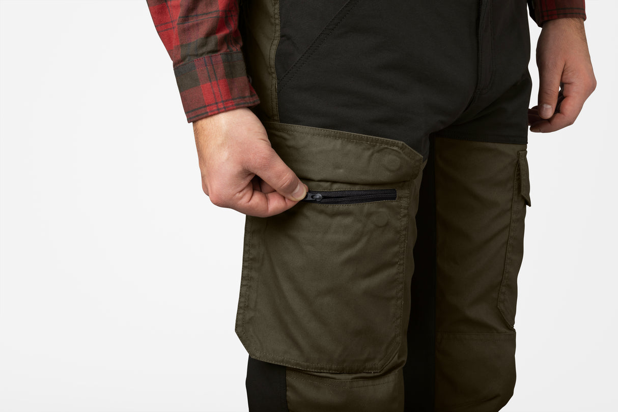 Elm bukser - Grizzly brown/Meteorite - Seeland