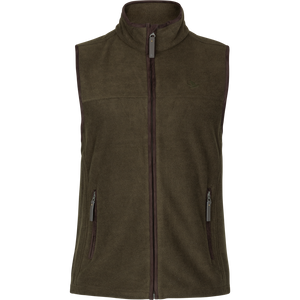 Woodcock Earl Fleece Vest - Pine green melange - Seeland