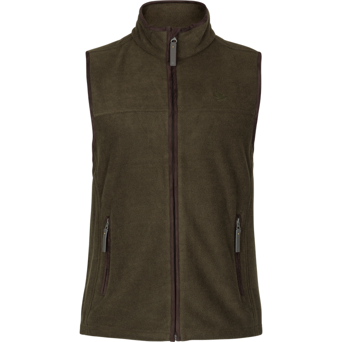 Woodcock Earl Fleece Vest Pine green melange - Seeland