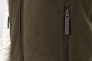 Woodcock Earl Fleece Vest - Pine green melange - Seeland