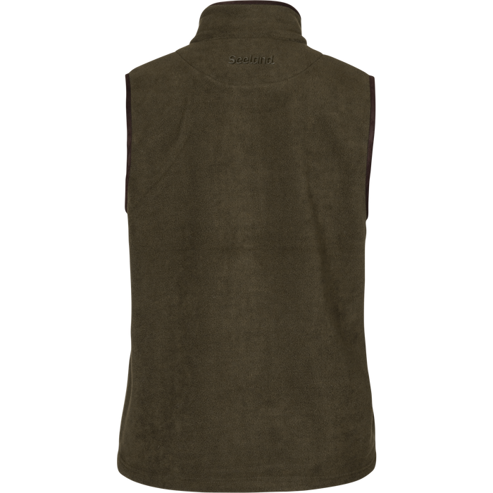 Woodcock Earl Fleece Vest Pine green melange - Seeland