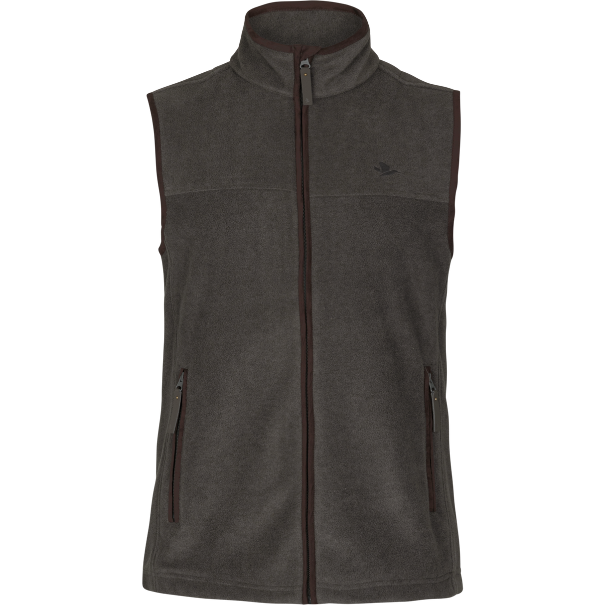 Woodcock Earl Fleece Vest - Dark Grey Melange - Seeland