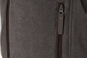 Woodcock Earl Fleece Vest - Dark Grey Melange - Seeland
