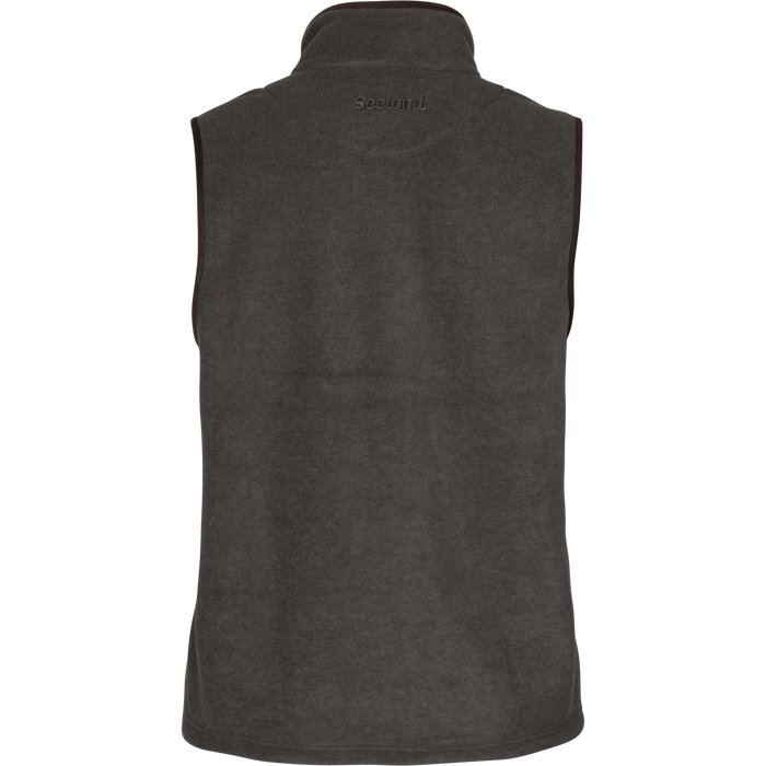 Woodcock Earl Fleece Vest Dark Grey Melange - Seeland