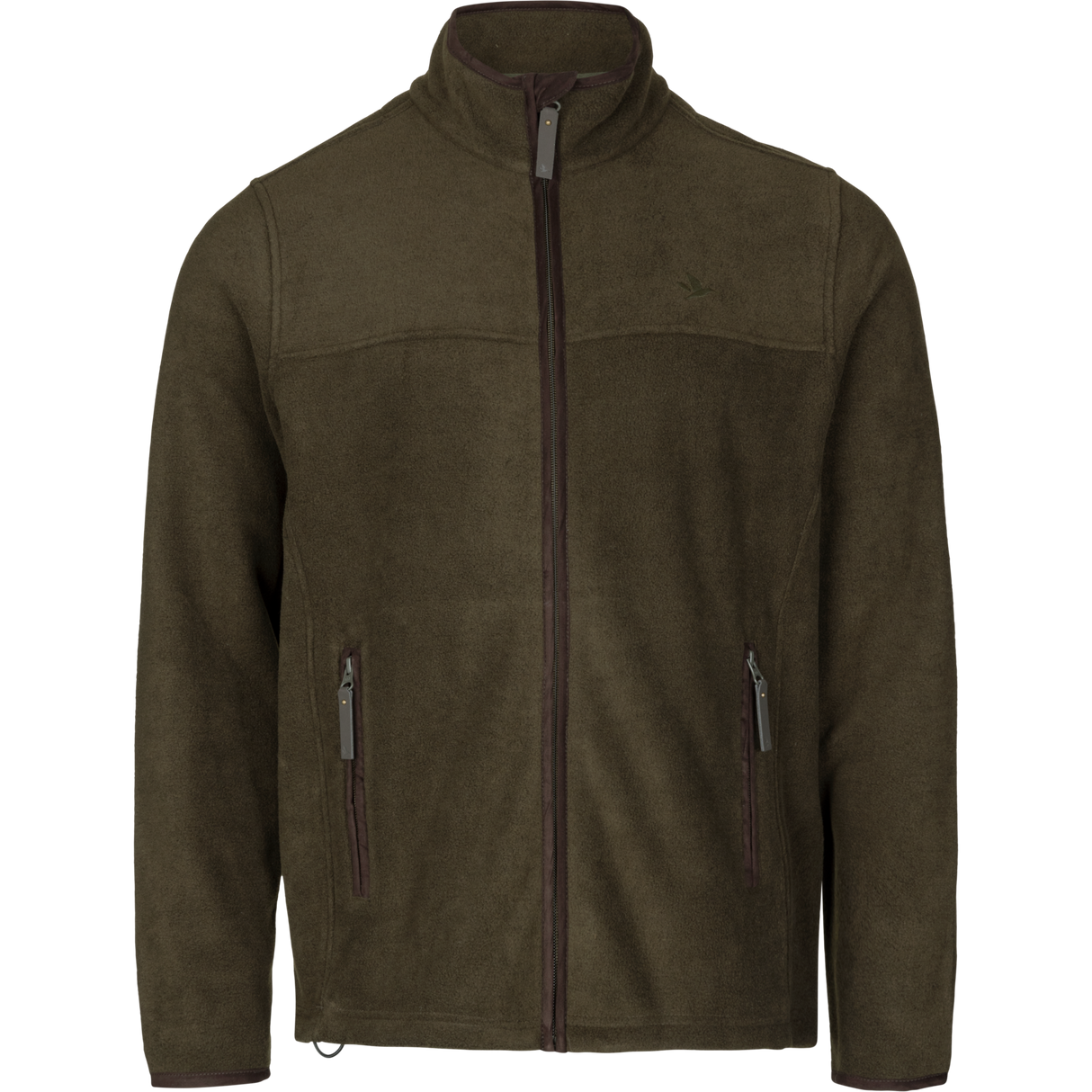 Woodcock Earl Fleece Jakke - Pine green melange - Seeland
