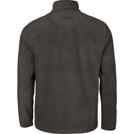 Woodcock Earl Fleece Jakke - Dark Grey Melange - Seeland