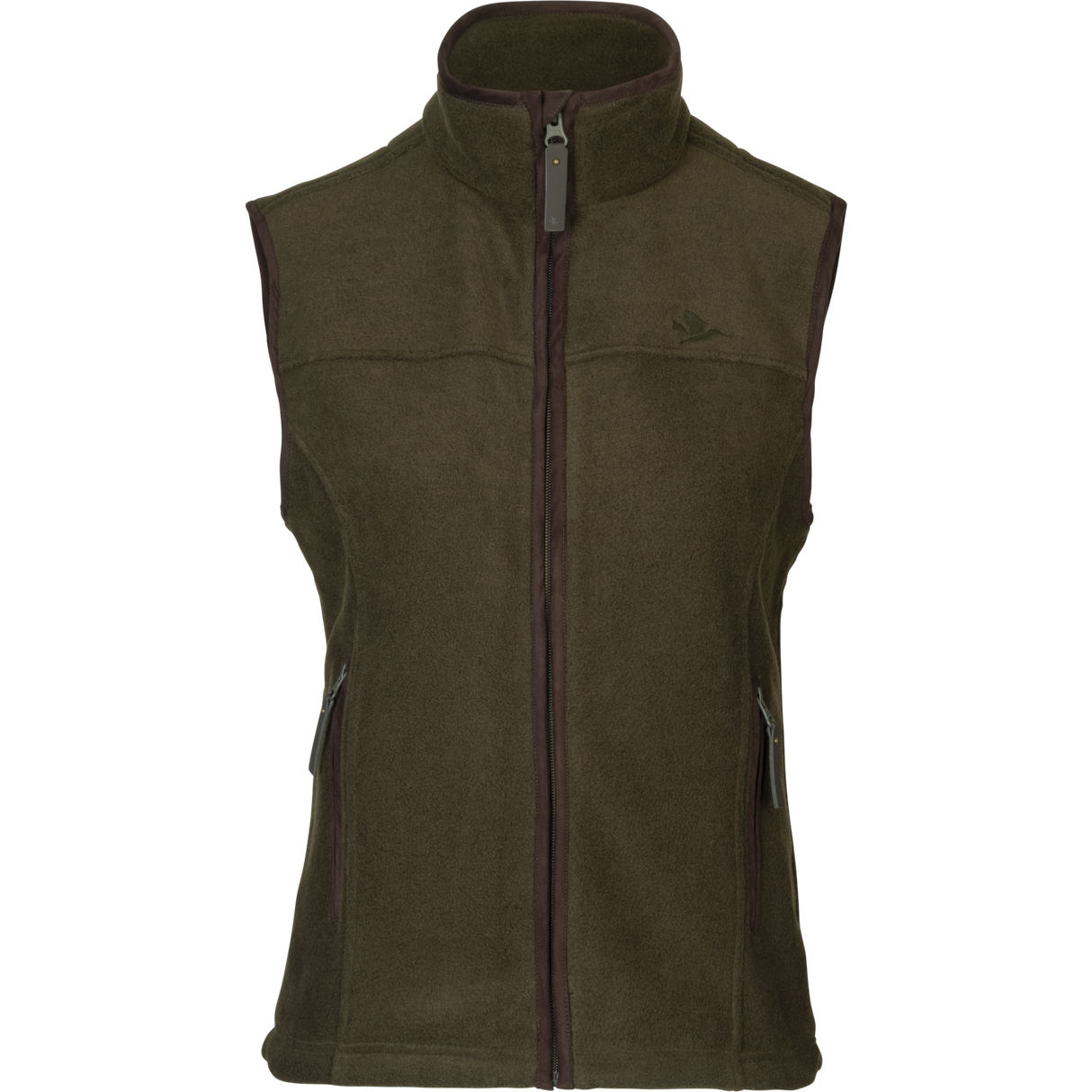 Woodcock Ivy Fleece Vest - Pine green melange - Seeland