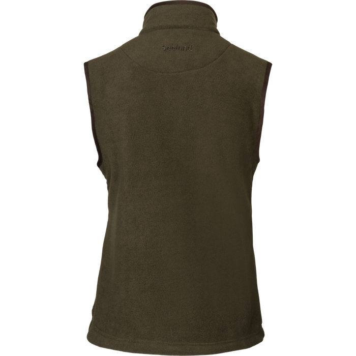 Woodcock Ivy Fleece Vest Pine green melange - Seeland