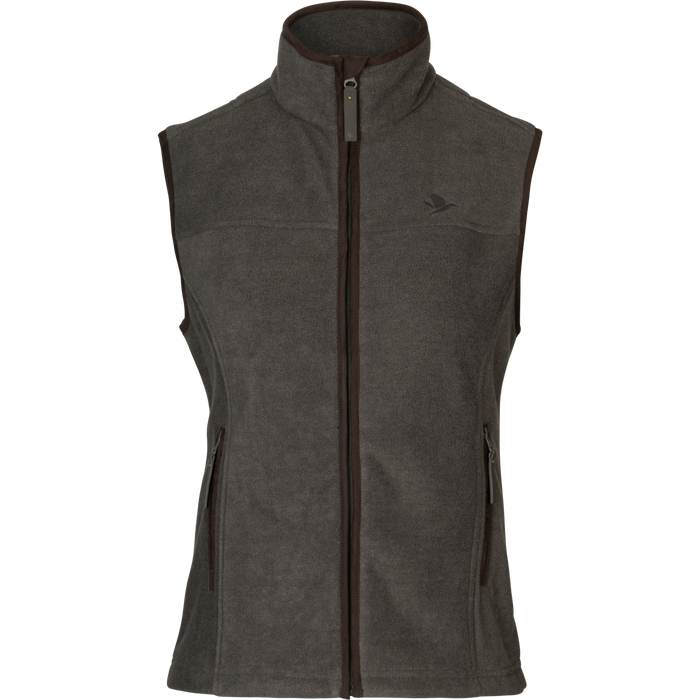 Woodcock Ivy Fleece Vest Dark Grey Melange - Seeland