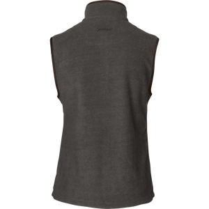 Woodcock Ivy Fleece Vest - Dark Grey Melange - Seeland