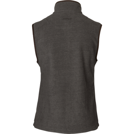Woodcock Ivy Fleece Vest - Dark Grey Melange - Seeland
