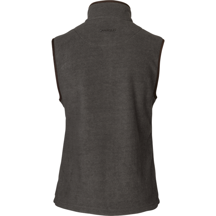 Woodcock Ivy Fleece Vest Dark Grey Melange - Seeland