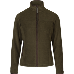 Woodcock Ivy Fleece Jakke - Pine green melange - Seeland