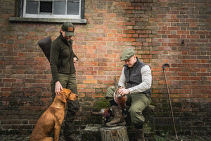Woodcock Ivy Fleece Jakke - Pine green melange - Seeland