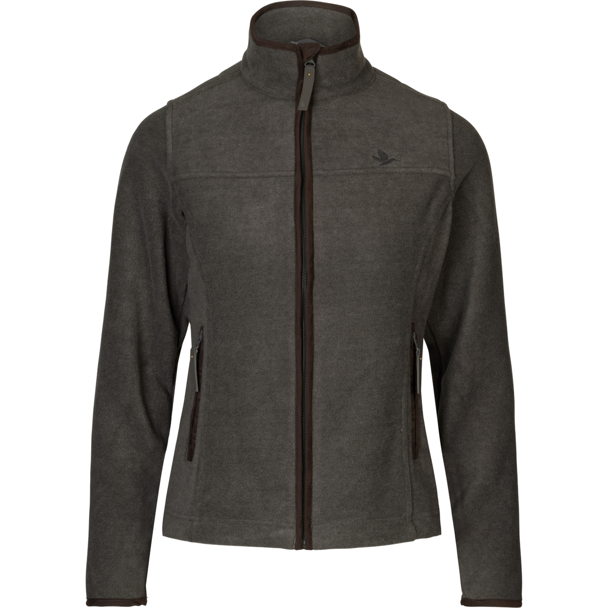 Woodcock Ivy Fleece Jakke - Dark Grey Melange - Seeland