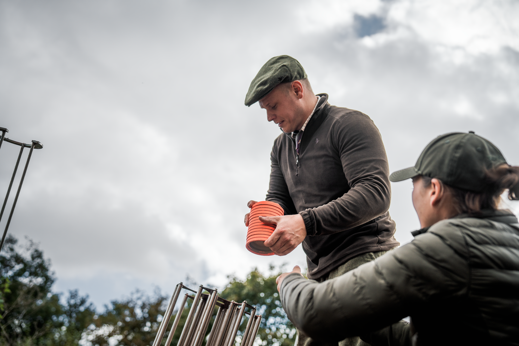 Benjamin Half Zip - Pine green