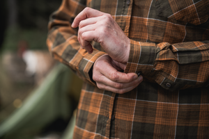 Skye Flannel skjort til kvinder - Grizzly Brown/Terracotta Check - Seeland