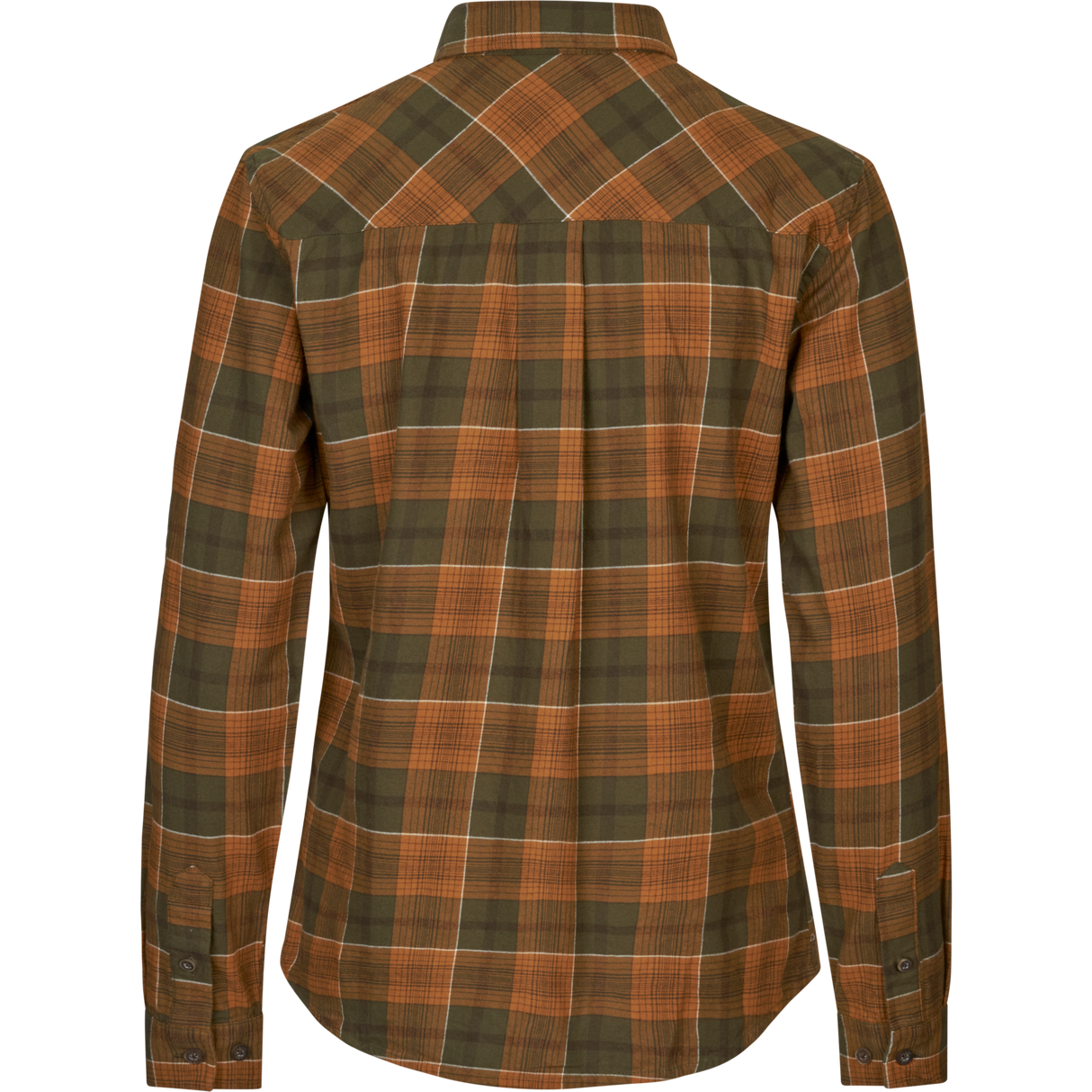 Skye Flannel skjort til kvinder - Grizzly Brown/Terracotta Check - Seeland
