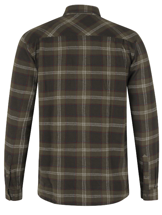 Glen Flannel Skjorte Pine green check - Seeland