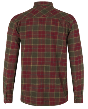 Glen Flannel Skjorte - Red forest check - Seeland