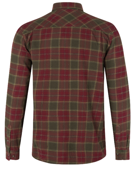 Glen Flannel Skjorte - Red forest check - Seeland