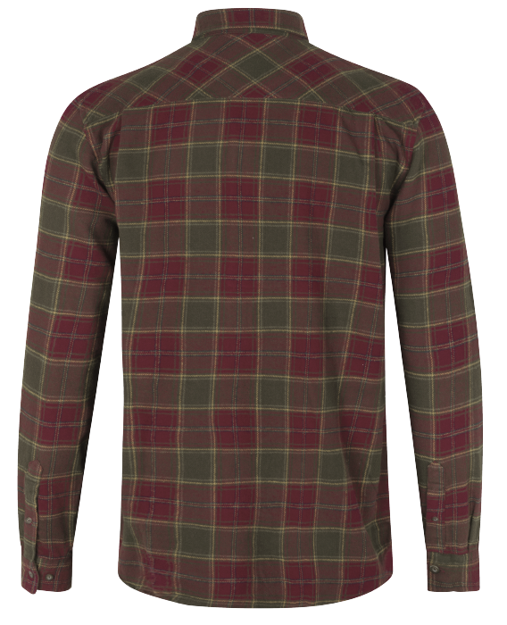 Glen Flannel Skjorte Red forest check - Seeland