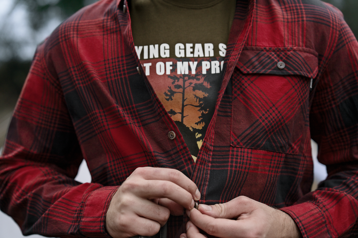 Glen Flannel Skjorte - Red check - Seeland