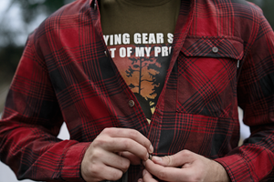 Glen Flannel Skjorte - Red check - Seeland