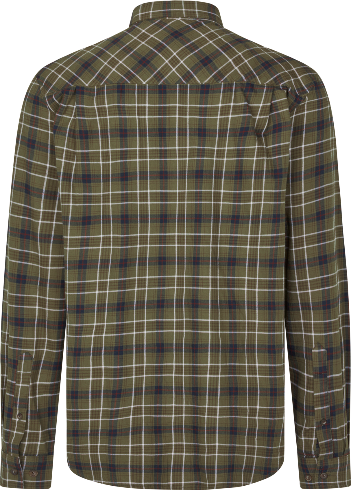 Glen Flannel Skjorte - Grape Leaf/Dark Navy Check
