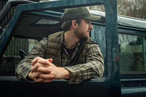 Glen Flannel Skjorte - Grape Leaf/Dark Navy Check