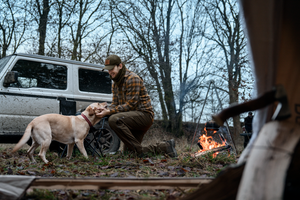 Glen Flannel Skjorte - Dark Brown/Camel Check - Seeland