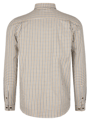 Oxford Shooting Skjorte - Classic blue/Classic brown check - Seeland
