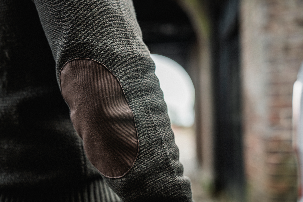 Haze Windbreaker Strik - Dark Brown