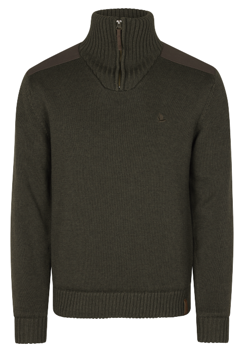 Haze Windbreaker Knit Grizzly Brown - Seeland