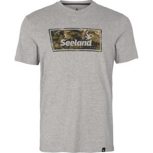 Falcon T-shirt Dark Grey Melange - Seeland