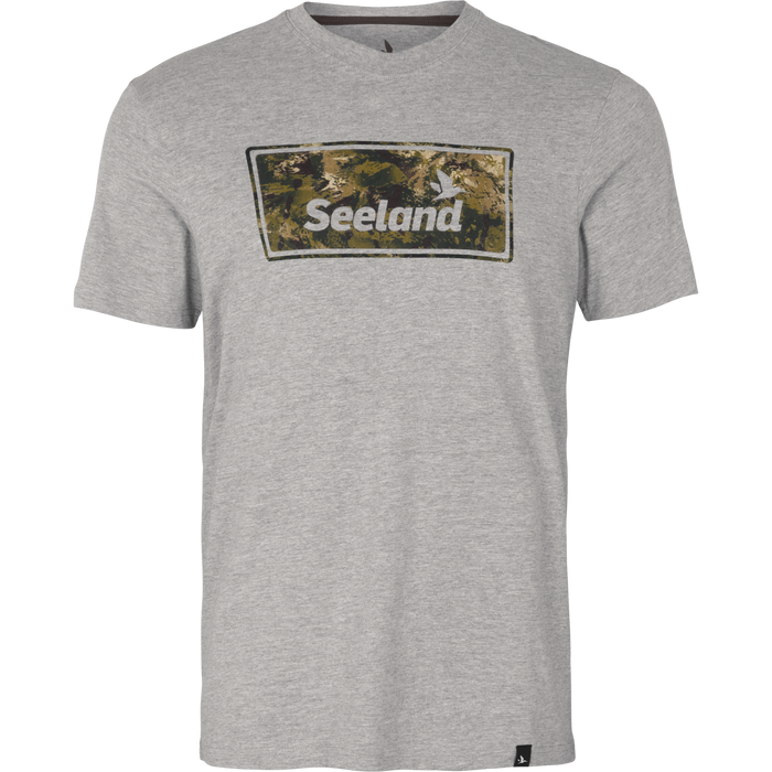 Falcon T-shirt Dark Grey Melange - Seeland