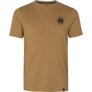 Saker T-shirt - Antique Bronze Melange - Seeland