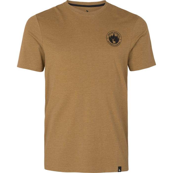 Saker T-shirt Antique Bronze Melange - Seeland