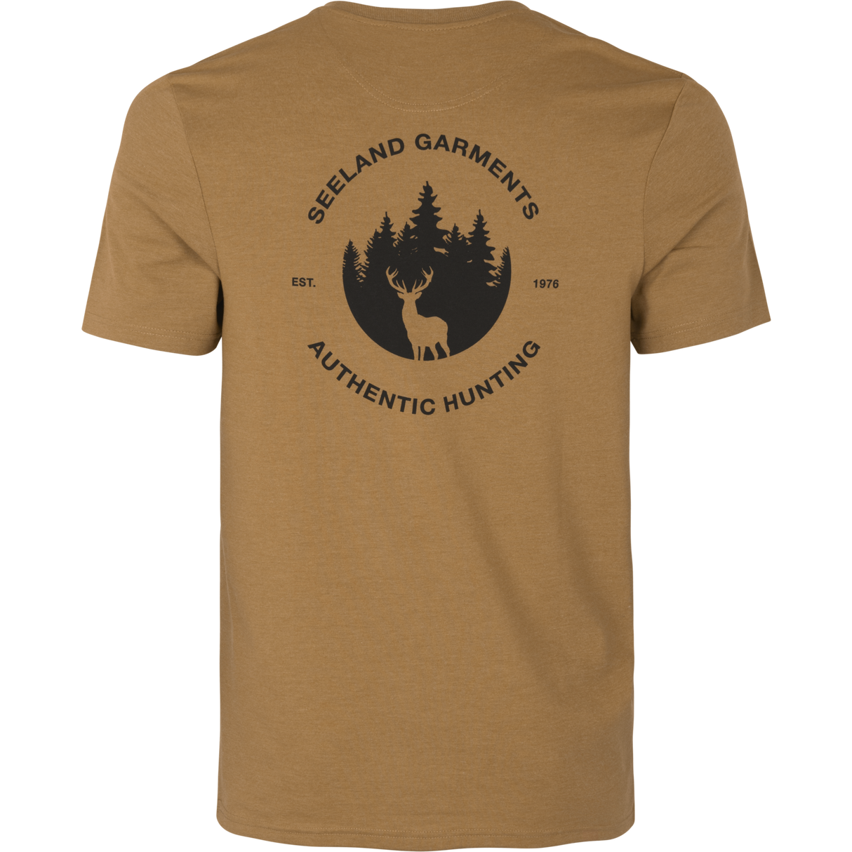 Saker T-shirt - Antique Bronze Melange - Seeland