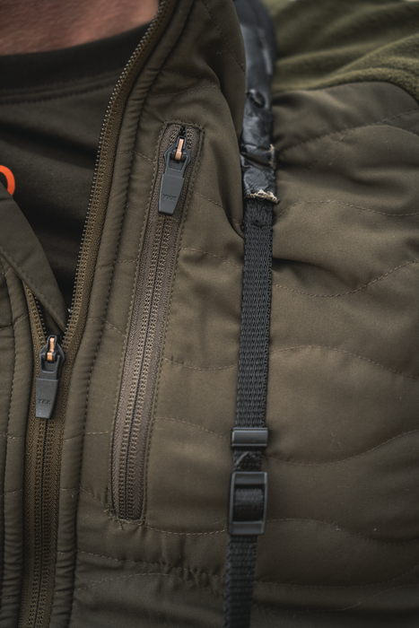 Gale Fleece Jakke Pine green - Seeland