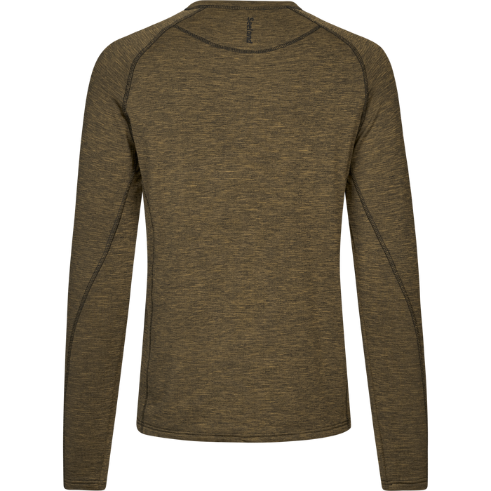 Peak T-shirt Military Olive Melange  - Seeland