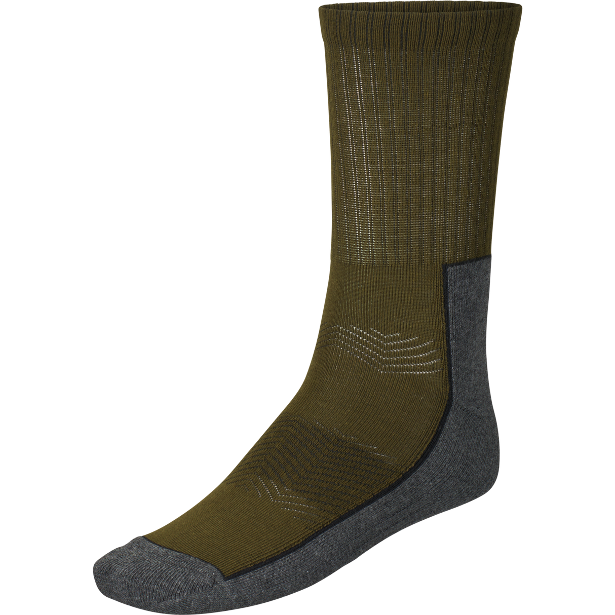 Field Strømpe - 3Pack Pine Green/Dark Grey - Seeland