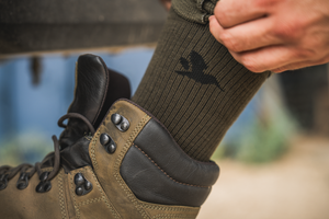 Field Merino-strømpe - 2Pack Pine Green/Military Olive - Seeland