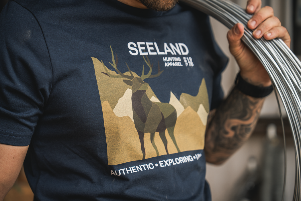 Fragment T-shirt Dark Blue - Seeland