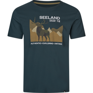 Fragment T-shirt Dark Blue - Seeland